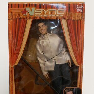 NSYNC Lance Bass Marionette Doll 2000 Living Toyz NIB Pop Music Collectible‎